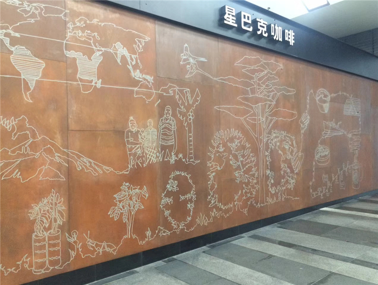 丛台耐候钢幕墙